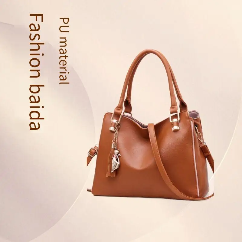 New Women's Bag Sweet and Fashionable Embossed Women's Bag Cross Shoulder Single Shoulder Handbag