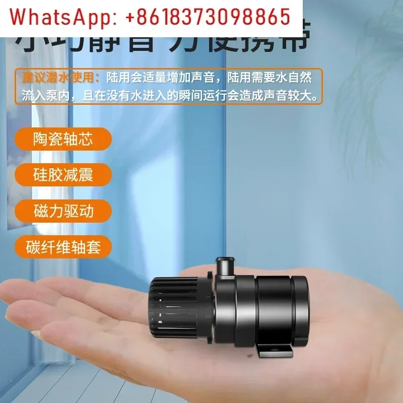 5V/12V Desktop Aquarium Wasserpumpe Mini USB Power Bank Netzteil stille Computer Wasserpumpe DC26A