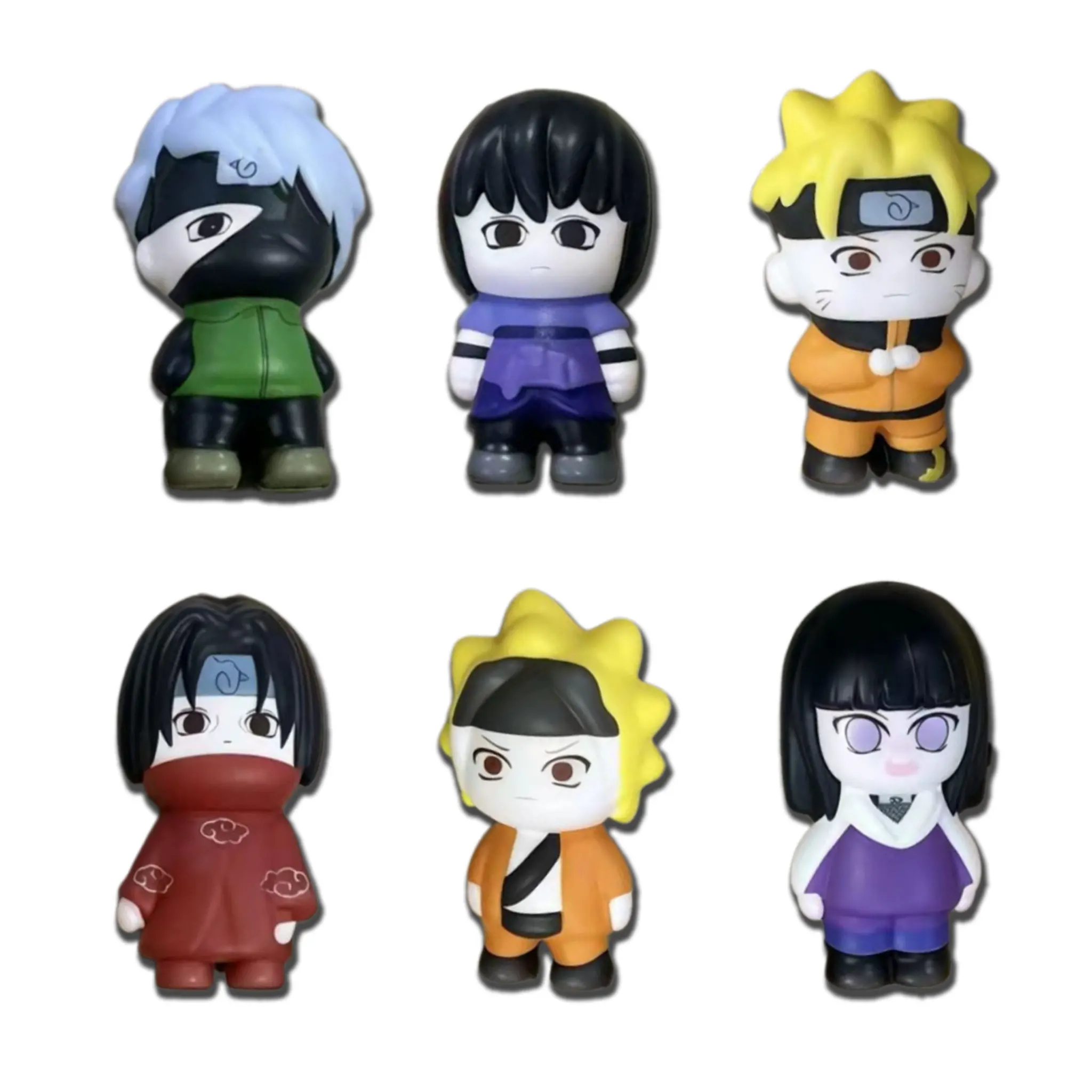 Naruto Anime Langsam Aufsteigende Squishy-Figuren - Stressabbau-Quetschspielzeuge für Kinder & Fans