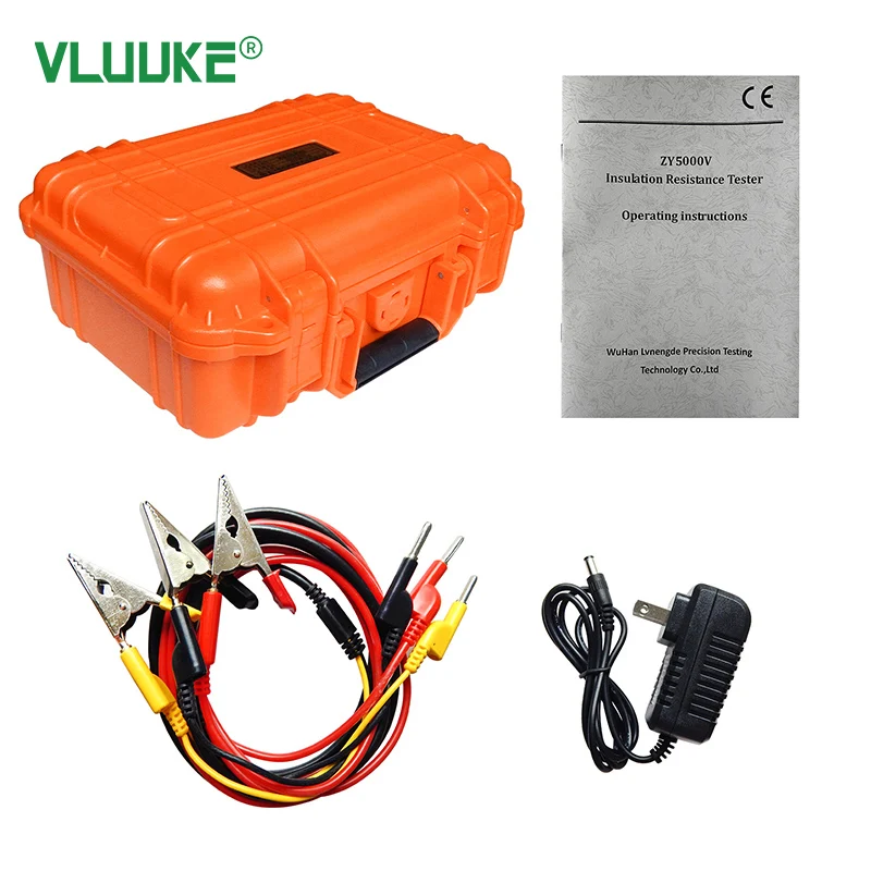 ZY5000V Digital Insulation Resistance Tester 220V Electronic Power Source High Accuracy 0.2 IP67 Protection Aluminum