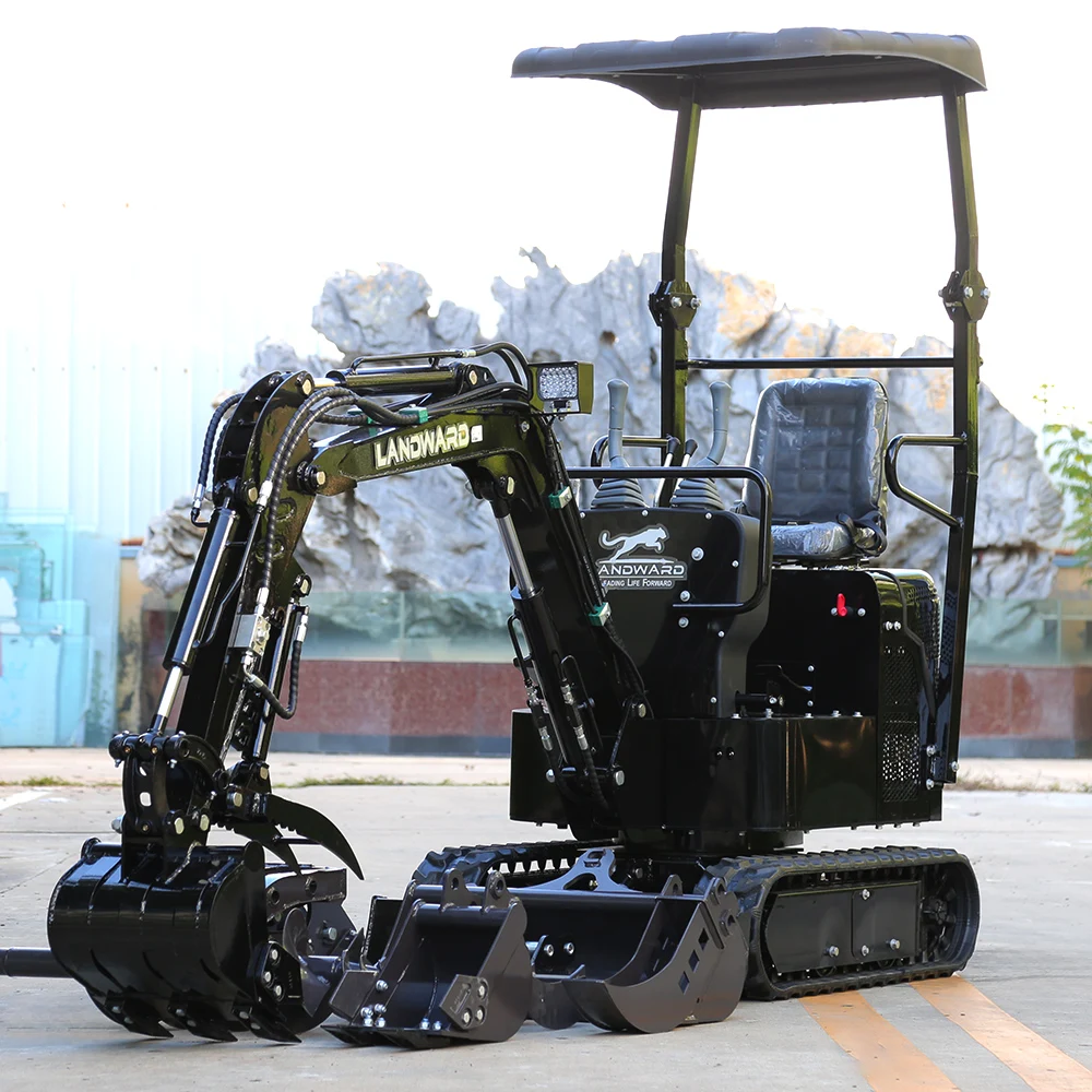 

China Excavator Factory Hot Selling 1 Ton Small Excavator Household Crawler Digger 1800 KG Hydraulic Excavator Customized Sale