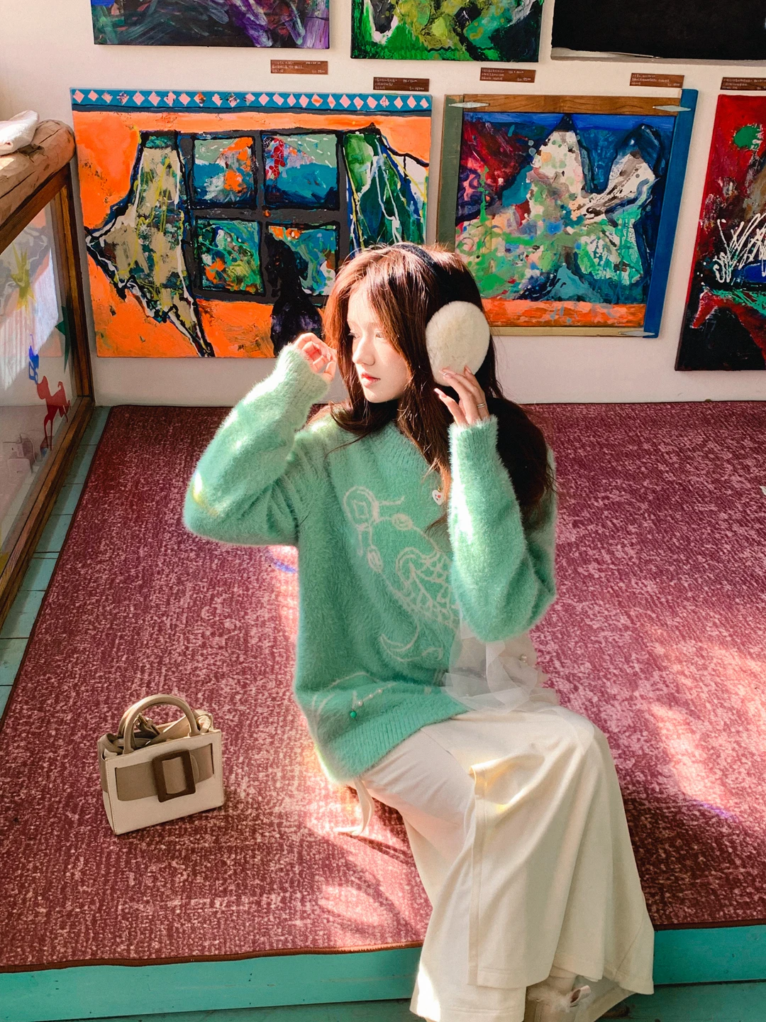 

Классический вязаный свитер Kula Liangpin с круглым вырезом для женщин: премиум-качество, вышивка, свободный крой, комфортный, мягкий, теплый, модный.