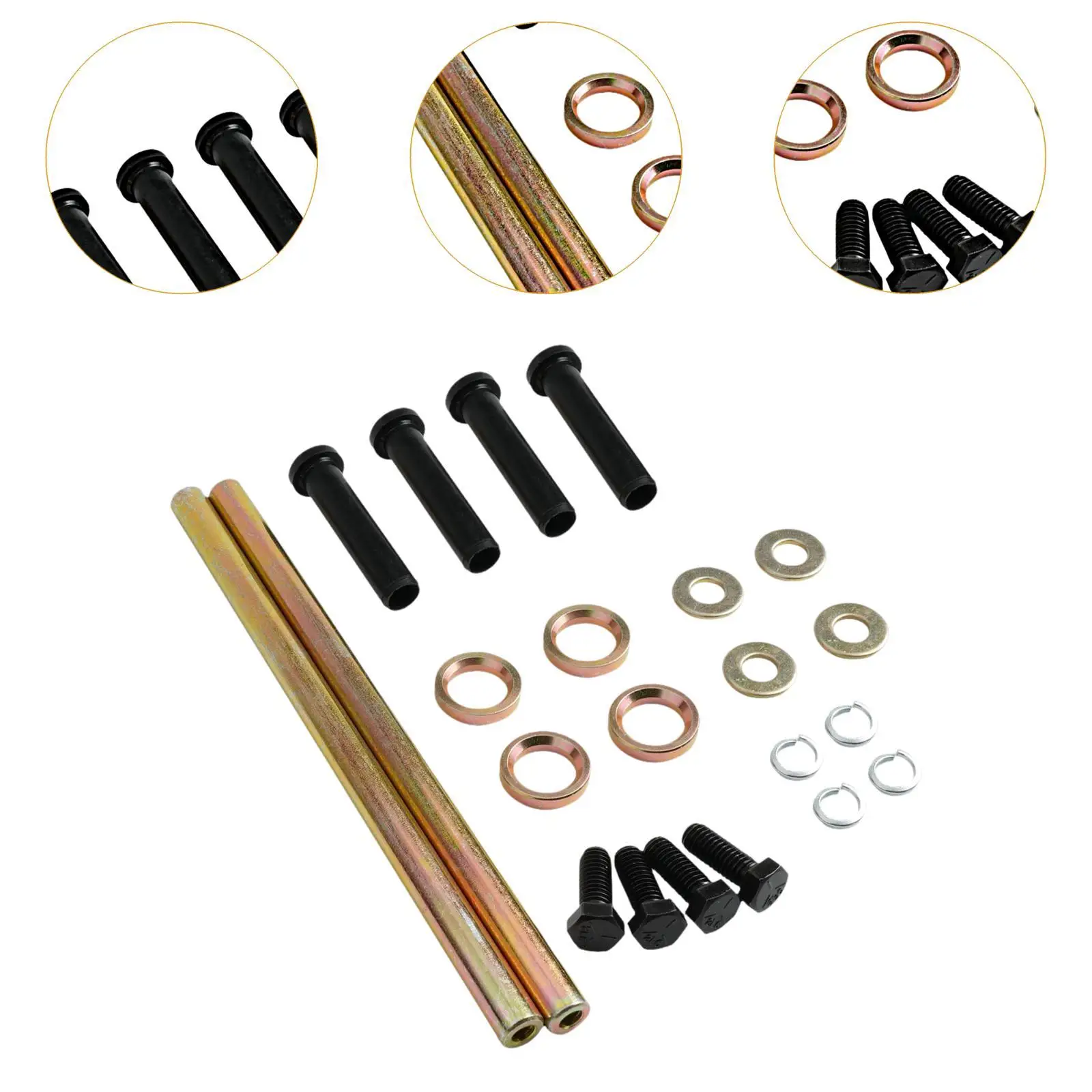 Front Lower Bushing Shaft Front Suspension Bushing Accessories Replacement Part Construction Designed for Cars Suitable for