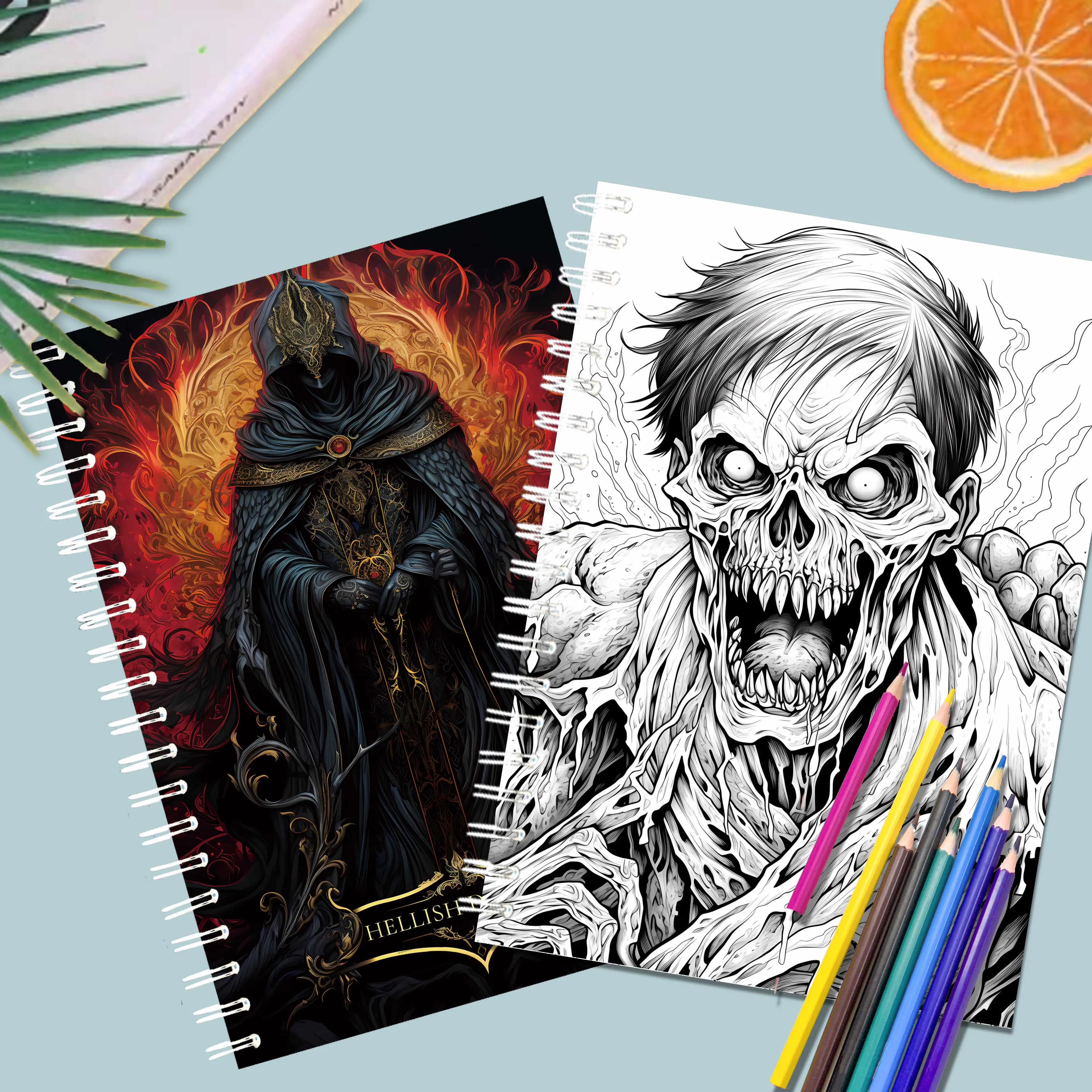 Hell Devil Graffiti Colouring Book Adult Picture Book Make Designs Of One's Own