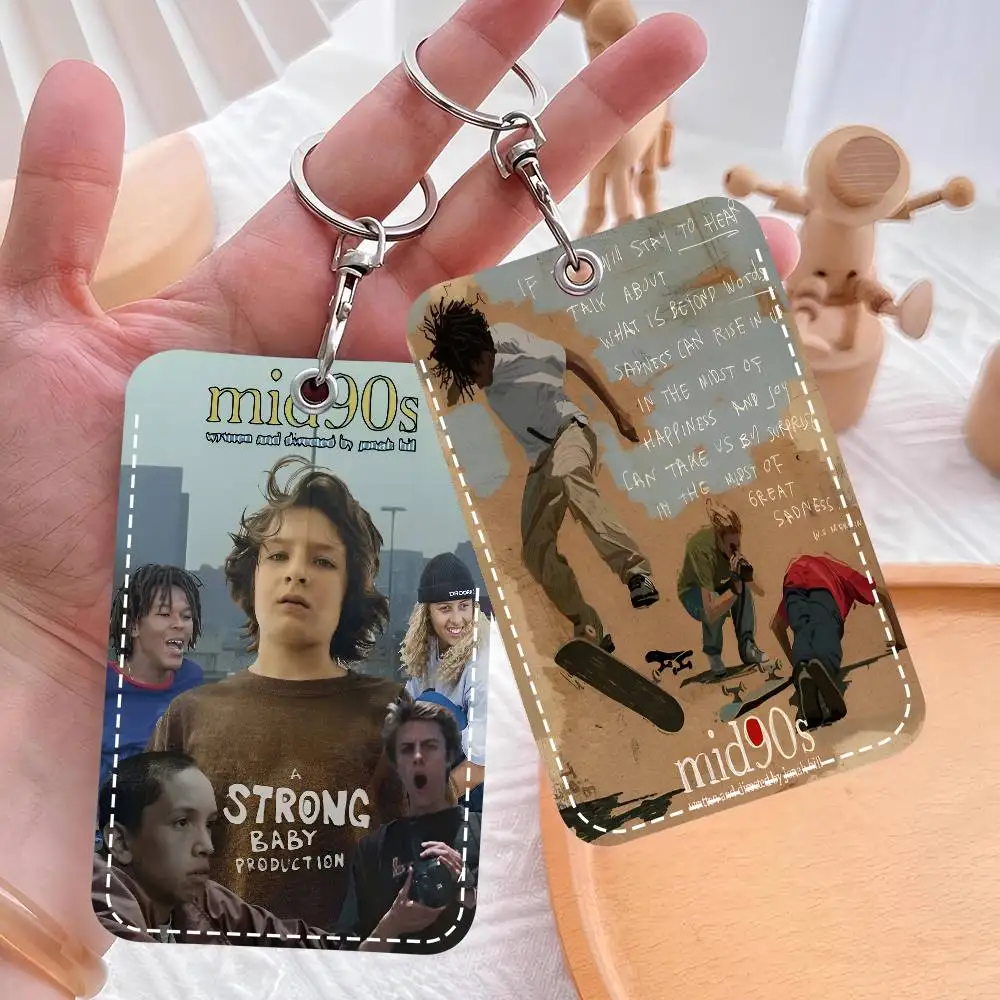 

Movie Collection Mid90s Personalised Leather Card Holder Keychain Fits Bank Subway Bus Cards