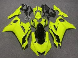 Carenado de cuerpo completo para motocicleta, color amarillo fluorescente, adecuado para Yamaha R6 17-22 YZF600 2017 2018 2019 2020 2021 2022