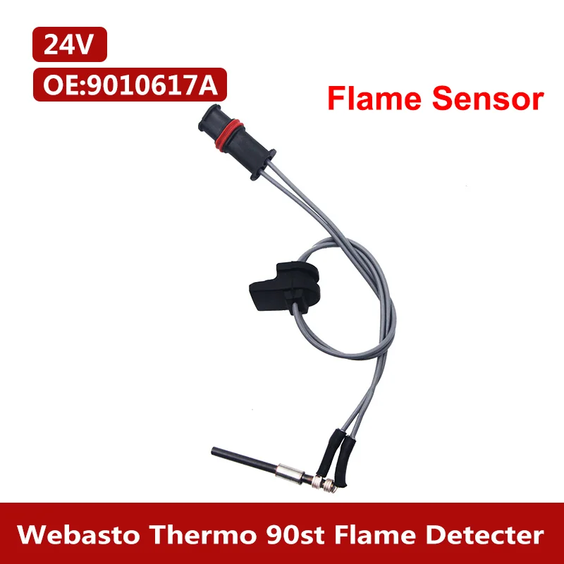 2PCS Diesel Parking Heater Glow Plug Flame Detector 9010617A For Webasto Thermo 90ST 24V