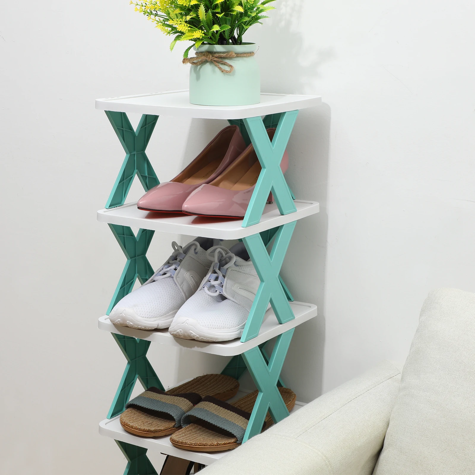 

Shoe Rack Closet Closets over The Door Organizer Holders for Home Use Wardrobe Foldable