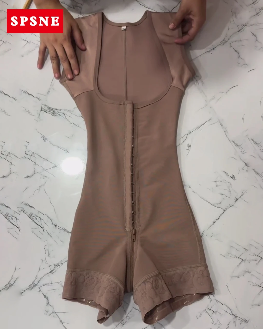 Fajas Colombianas High Compression with Bones Shapewear Post-operative Waist Trainer Slimming Tummy Control Body Shaper