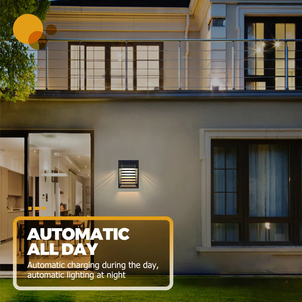 

Garden Solar Wall Lamp Waterproof Outdoor Wall Light Yard Fence Lamp Courtyard Lighting Outdoor Landscape Light