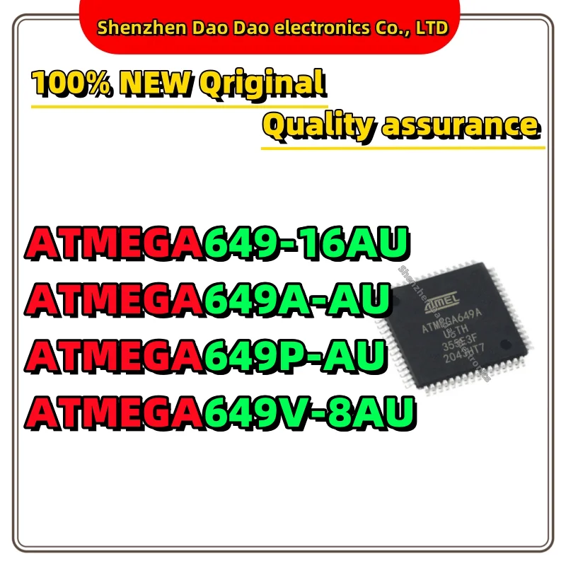 

ATMEGA649-16AU ATMEGA649A-AU ATMEGA649P-AU ATMEGA649V-8AU QFP64 microcontroller chip IC New original