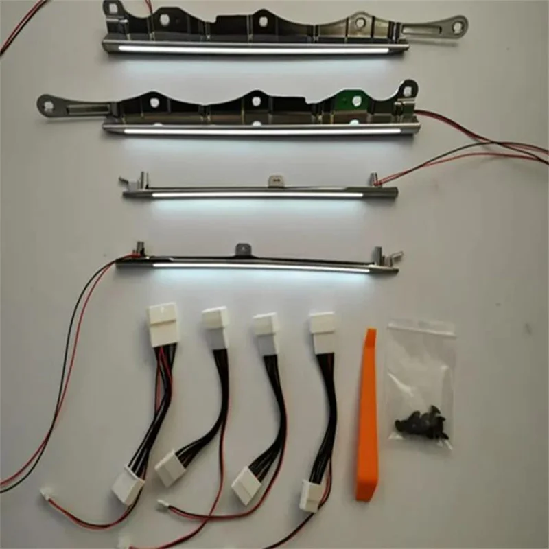 For Toyota Camry 9th xv80 generation Door light guide plate Dynamic rhythm atmosphere light upgrade ice blue LED Ambient light
