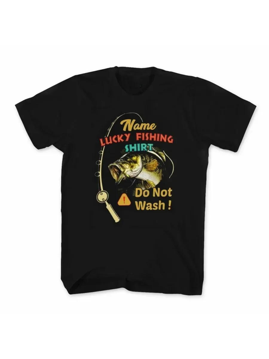 Do Not Wash Lucky Fishing Shirt. Funny Angler Gift T-Shirt Short Sleeve Casual 100% Cotton O-Neck Summer Mens T-shirt Size S-3XL