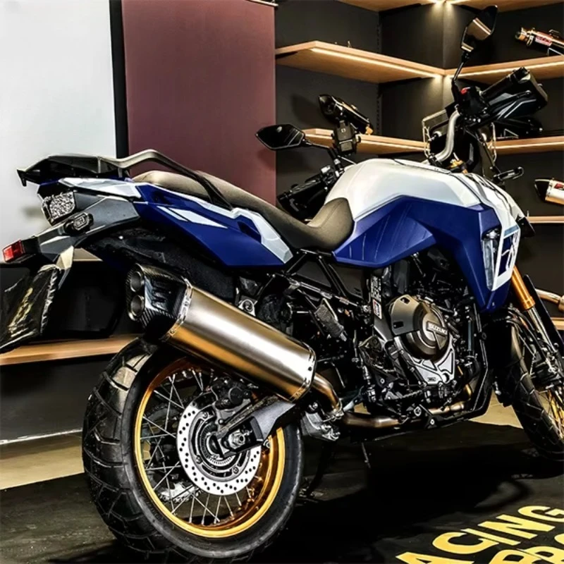For V-STROM800DE Motorcycle Titanium Alloy Full System Exhaust ODM&OEM