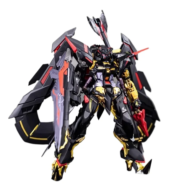 

HG 1/144 Astray Gold Frame Assembly Model Kit Action Figures With Flight Pack Weapons Set Desktop Ornament Gift Collection Toys
