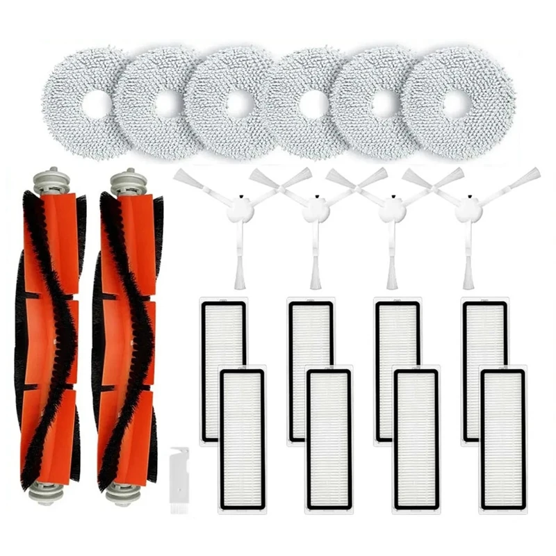 Main Side Brush Hepa Filter Mop Rag Cloth Replacement Spare Parts For Xiaomi Robot Vacuum S10+ / S10 Plus Vacuum Cleaner