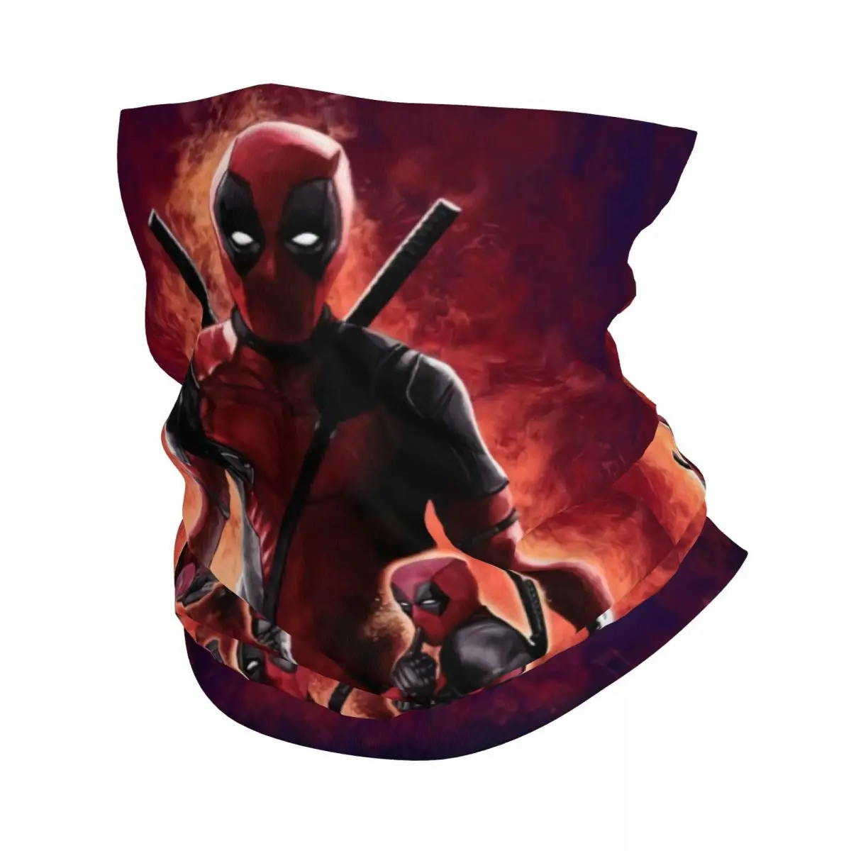 Cache-cou Deadpool personnalisé pour hommes et femmes, écharpe de tube de ski d'hiver, couverture qualifiée ale