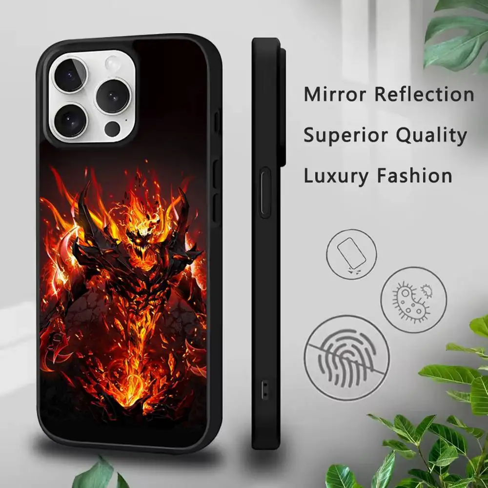 حافظة هاتف D-Dota-a 2 رائعة لهاتف iPhone 17,16,15,14,13,12,11,Pro,Max,Plus,Mini,SE4,E شحن لاسلكي Magsafe مغناطيسي