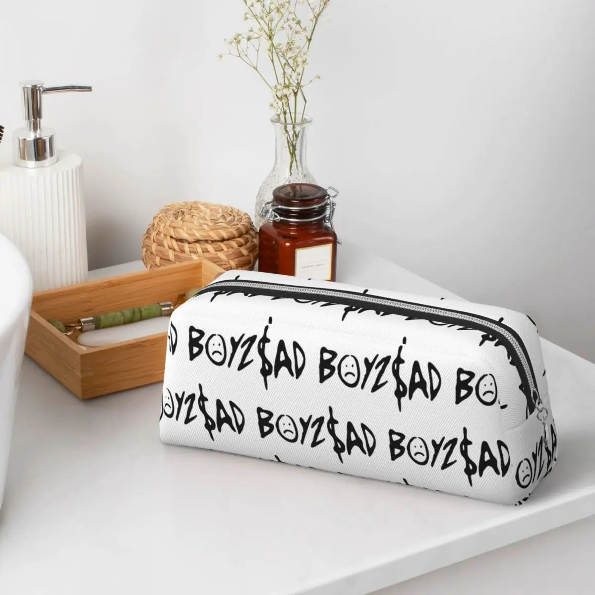 Junior H Merch Sad Boyz Pencil Cases for Students School Pen Box Pencil Bag Pencil Pouch Storage Stationery Supplies