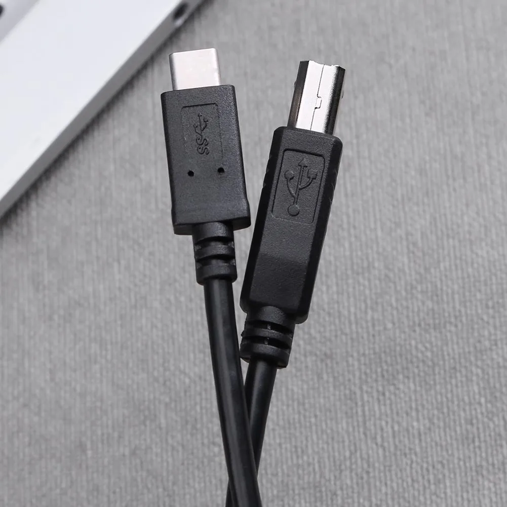 USB-C الى يو اس بي 2.0 بي كابل بيانات ، متوافق مع ماك بوك ، لابتوب كونيكت ، اتش بي ، ابسون ، طابعة كانون ، ماسح ضوئي ، لوحة مفاتيح ميدي ، دي جي ، USB-C