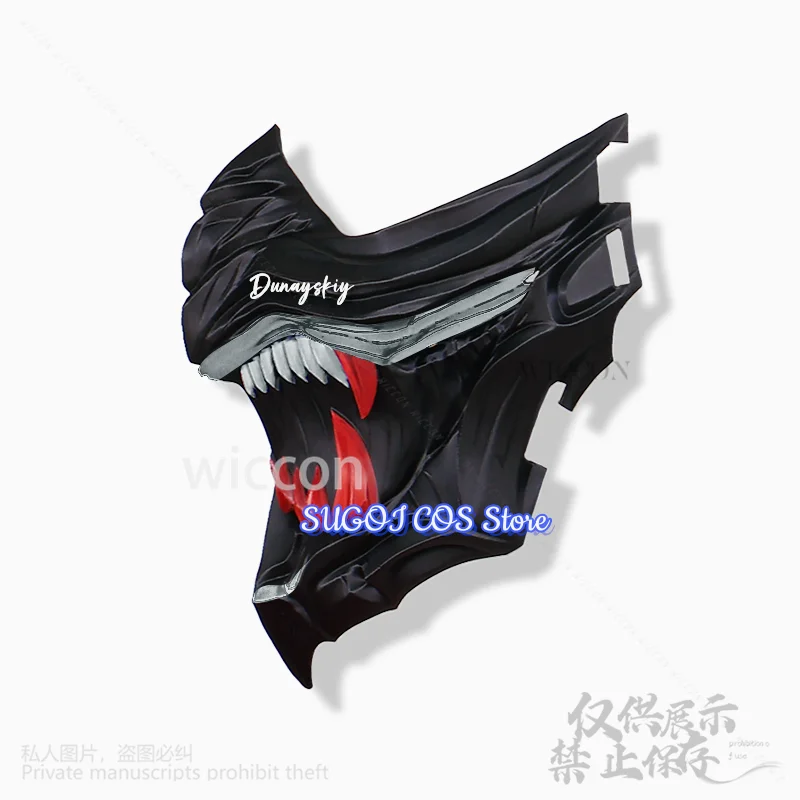 أنيمي لعبة النينجا جيدن 4 تأثيري ثلاثية الأبعاد حمض البوليلاكتيك قناع الدعائم اكسسوارات لجميع القديسين حفلة عيد الميلاد كوس فضي مخصص