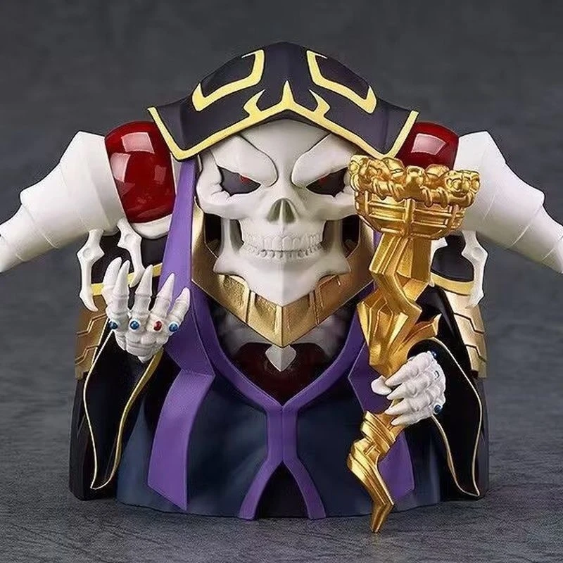 10cm Overlord Ainz Ooal Gown New 631# Doll Cartoon Anime Action Figure Pvc Toys Collection Figures For Friend Gift Birthday Gift