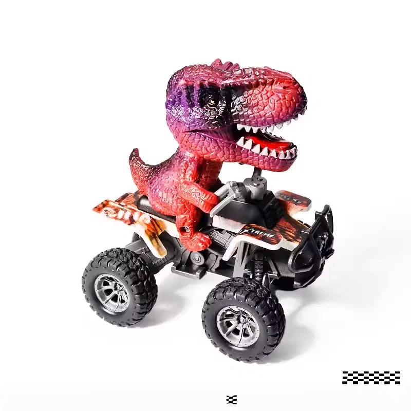 Wow t rex andando fora de estrada veículo inércia carro criativo dinossauro brinquedo decoração desktop divertido modelo movimento presente