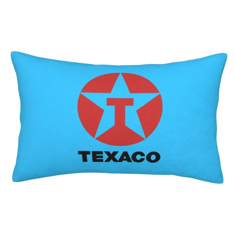 Custom Luxury Texaco Bed Cushion Cover Soft Pillow Case Rectangle