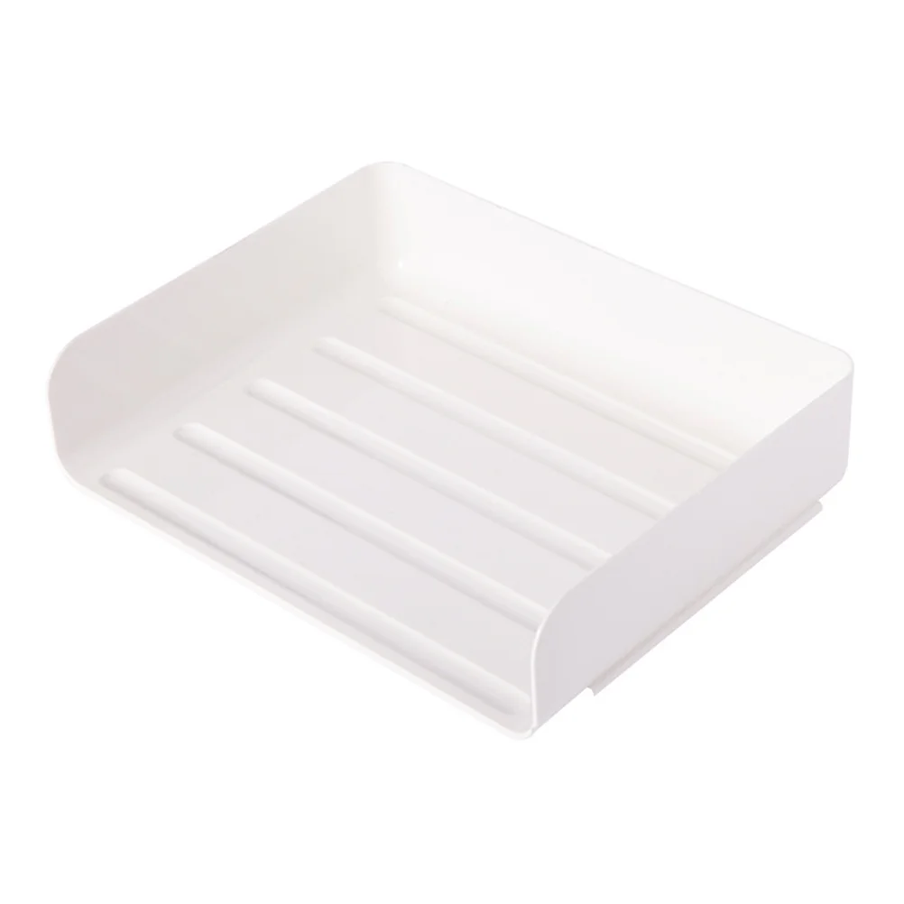 Letter Tray Organizer Storage Box Office Desk Stackable Paper Trays Multifunction Sorter White Abs Document