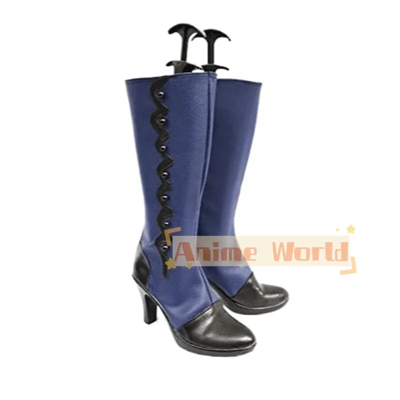 Black Butler Ciel Cosplay Shoes Blue Boots Custom Made Halloween Carnival Party Props