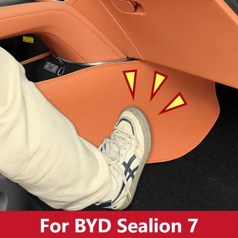 For BYD Sealion 7 Car After The Original Car Color Discharge Trend Anti-kick Pad Protective Cover Decorative Frame Accessories