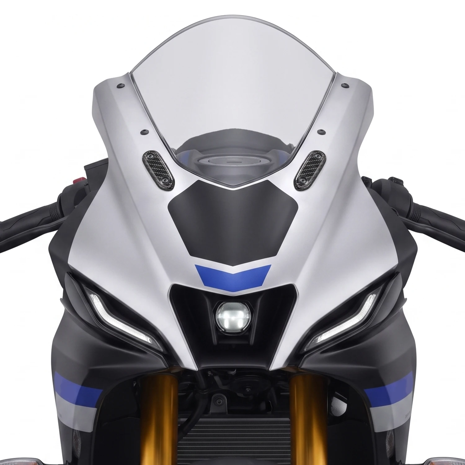 R3 NEW Accessories For YZF-R3 2019-2027 R15 V3 2018-2027 100%Carbon Fiber Windscreen Mirror Hole Cap Mirror Protection Cover