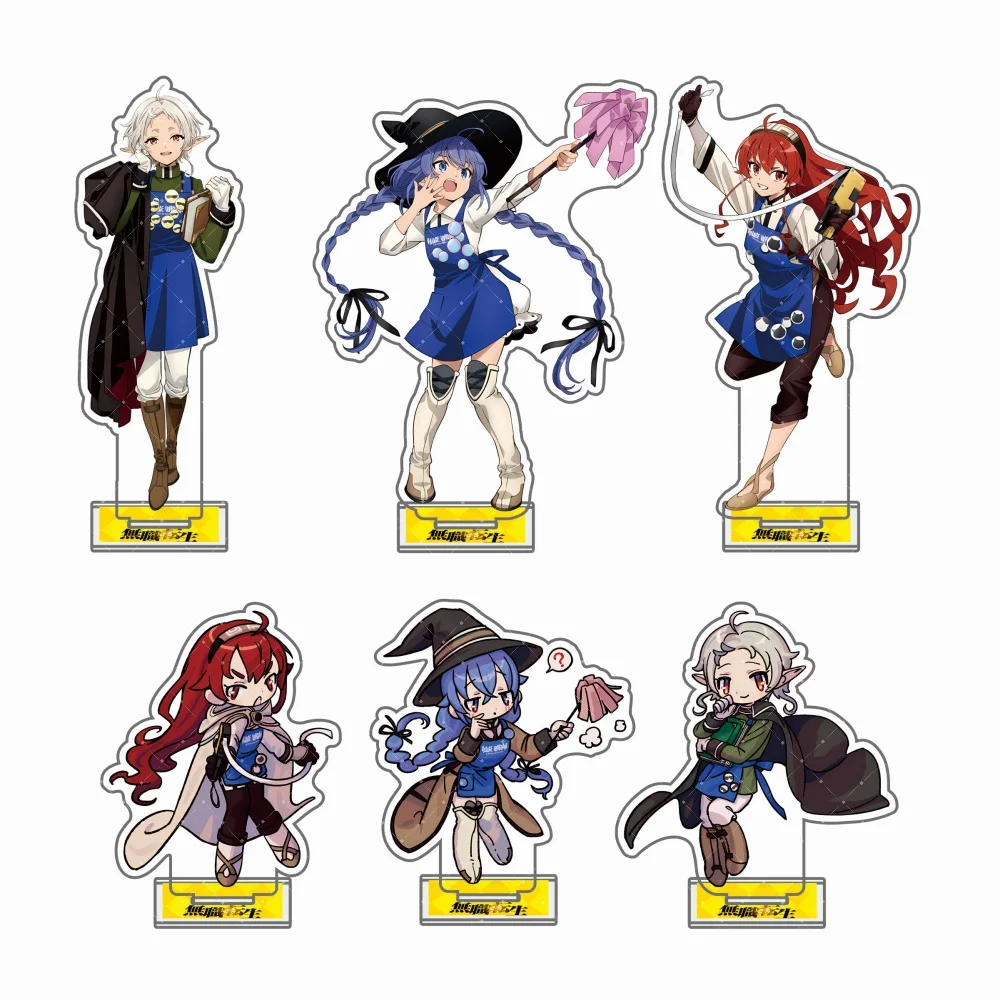 

Mushoku Tensei Roxy Migurdia Acrylic Stand Keychain Apron Witch Anime Figure Bag Pendant Decor Collection Gift For Fans