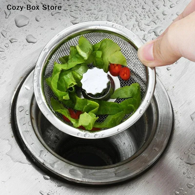 [ZY]Kitchen Sink Steel Filter Sewer Mesh Strainers Disposable Sink Filter Mesh Bags Bathroom Floor Drain Hair Waste Filter[ZY]