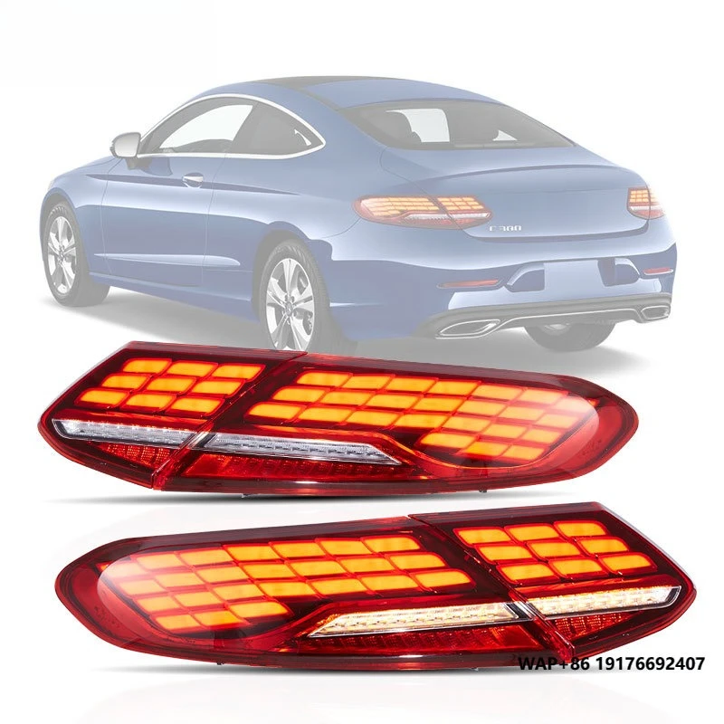 

VLAND LED Taillights for MercedesBenz C-Class C205 Coupe 2015-2023 and A205 Cabriolet/Convertible 2016-2023 4th Gen