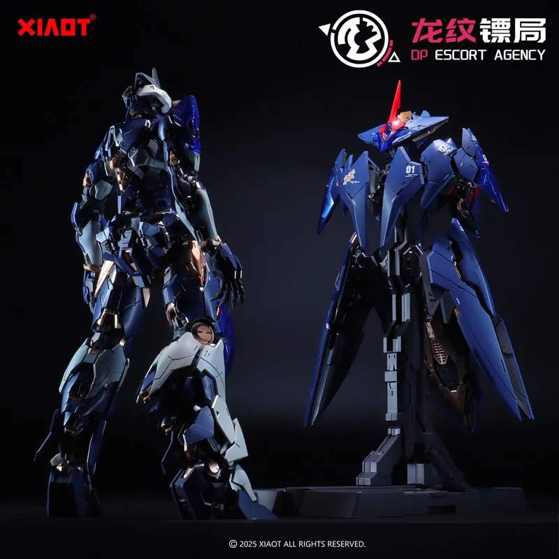 

XIAOT Anime Assembly Mecha Model 1 100 Scale Burning Steel Heavy Industry Dp Escort Agency Project 01 Ling Yao Mg Action Doll