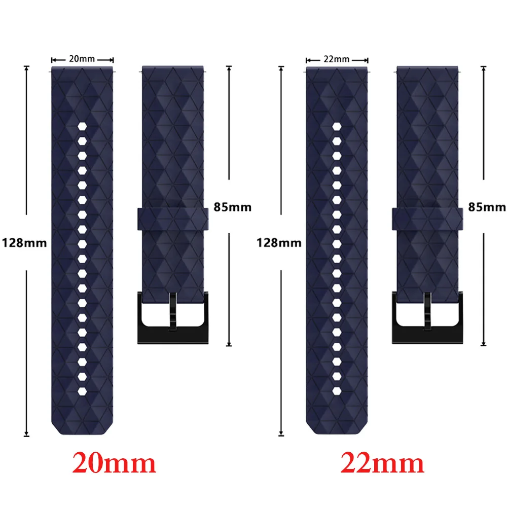 سوار سيليكون لهواوي gt3 ، gt gt2 ، 42 ساعة ، 46 ، هونر ماجيك ، بديل ، 20 ، 22