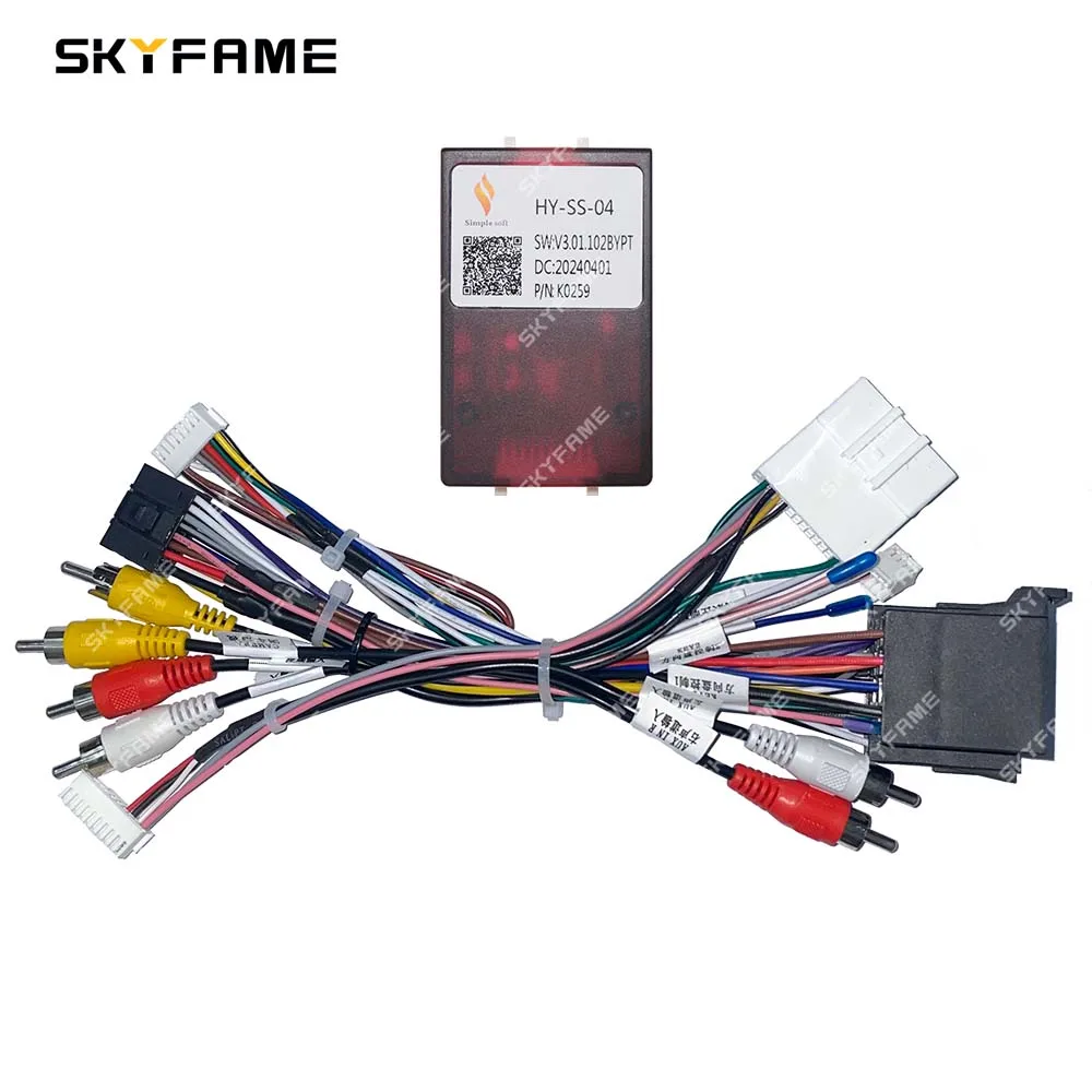 SKYFAME 16Pin سيارة الأسلاك تسخير محول Canbus صندوق فك لكيا سبورتاج سورينتو هيونداي ix35 توكسون RP1-HY-002 HY-SS-04