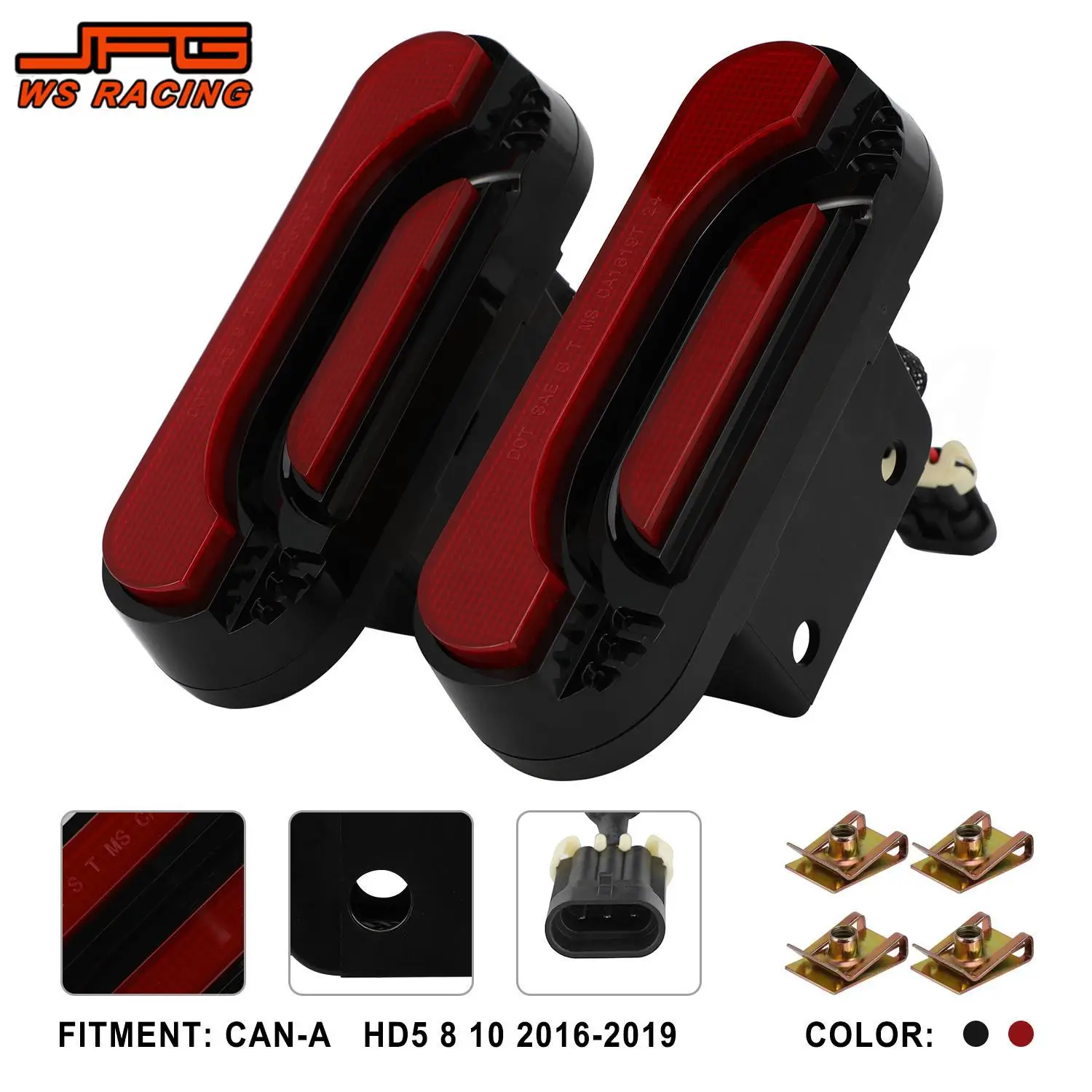 

Tail Lamp Motorcycles Accessories PP Rear Signal Stop Light Lamp Integrated For Spyder CAN-A HD5 8 10 2016-2019 Dirt Pit Bike