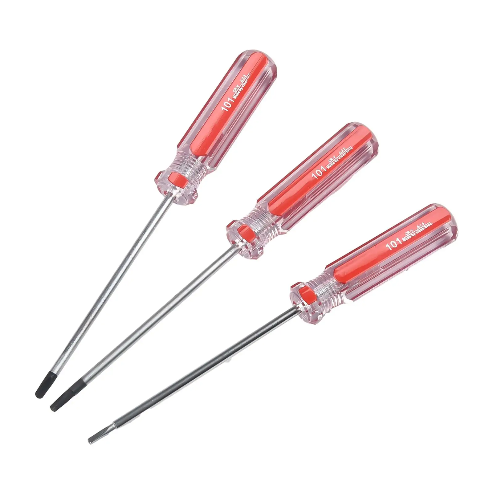 6pcs Triangle Screwdriver Triangle Drive Head TA1.8 TA2.0 TA2.3 TA2.7 TA3.0 TA4.2 Screw Removal Repair Tool Hand Manual Tools