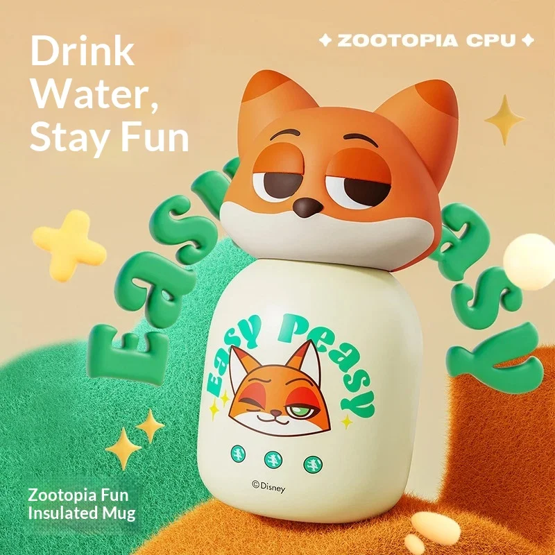 

Disney Zootopia 300ml Cute Insulated Tumbler Mini Pocket Water Bottle Small Portable Detachable Washable Birthday Christmas Gift