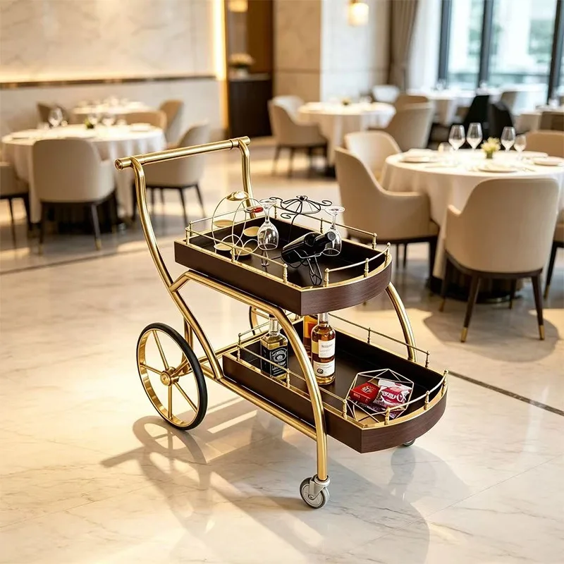 Hotel Beverage Truck Commercial Food Delivery Truck Restaurant European Trolley Mobile Snack Beverage Service Truck