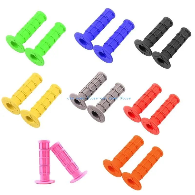 

RXJE Motorcycle Rubber Hand Grips 22mm 7/8'' Handlebar Grips Universal Motorcycle Modification Hand Grips