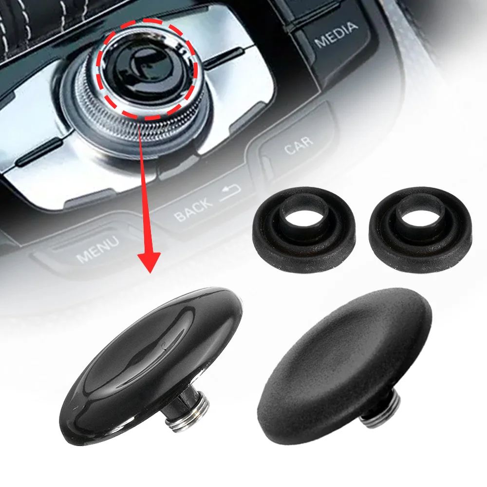 

Knob Joystick Repair Kit Plate Grommet For Audi A4 S4 Avant A5 S5 A6 S6 A8 Q5 RS4 RS5 RS6 Allroad Cabriolet 8K0998068A Black