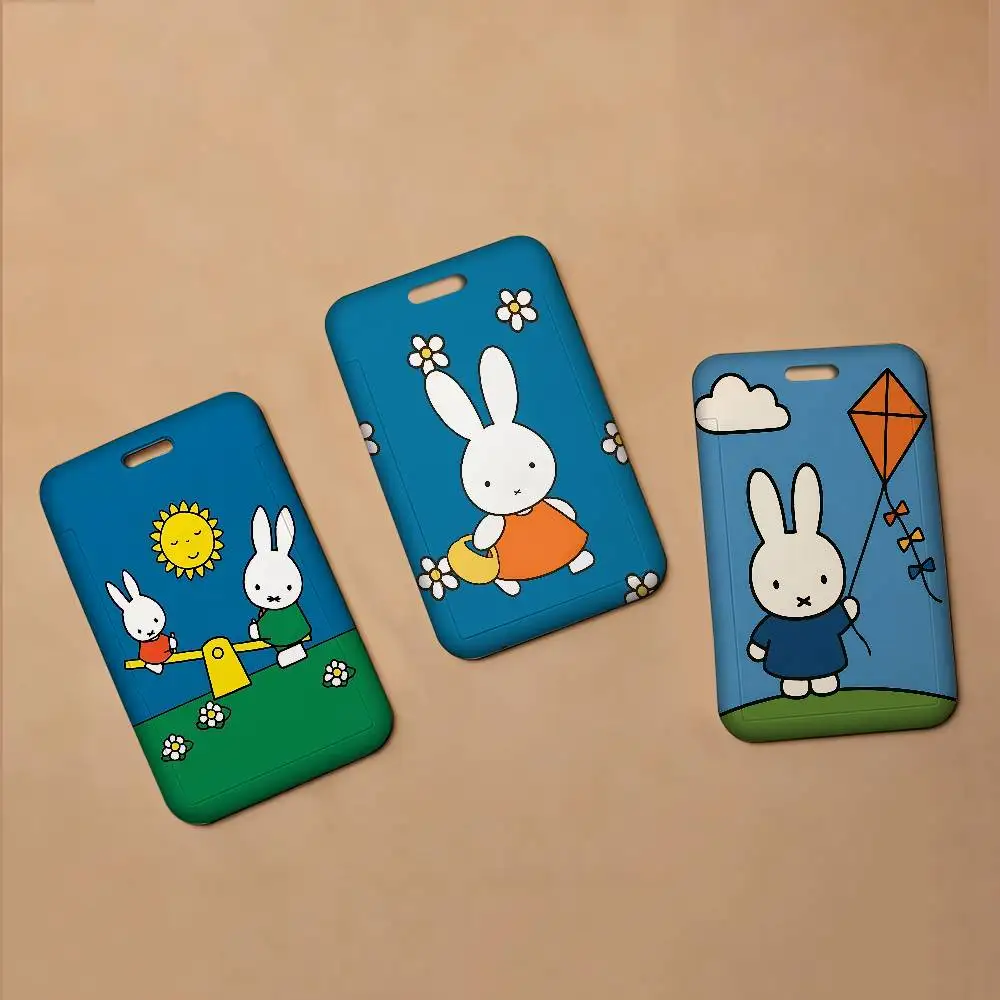 

Мультяшный чехол для проездного/банковской/рабочей карты M-MiffyS, пластиковый держатель для ID-карты/бейджа, защитный чехол для медсестер