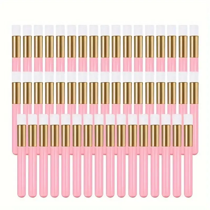 10/20/50 pcs Lash Shampoo Brushes, Blackhead Remover Brush Tool, Nose Pore Deep Cleaning Brush, Facial Cleaning Brushes