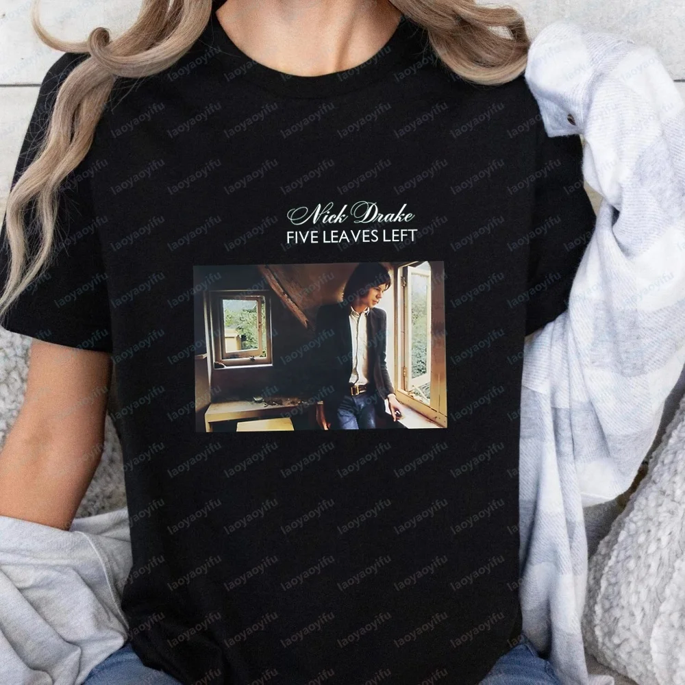 Korean-style Review of Men's Clothing: Nick Drake Summer Short-Sleeved Men's Women's Round-neck T-Shirt Comfortable T-shirt