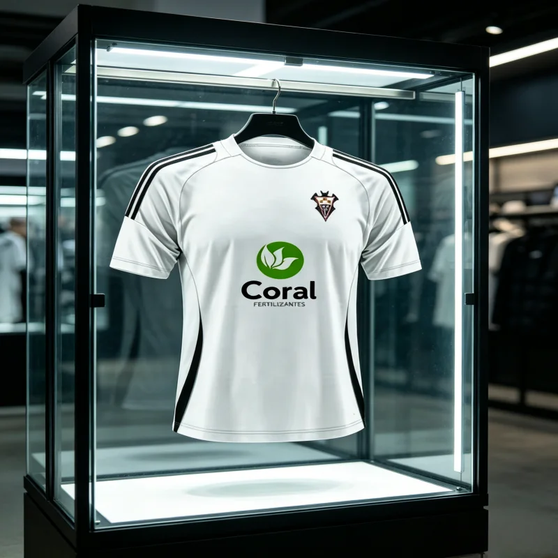 2026 Novo Conjunto de Futebol de Praia Atlético Albacete Estampado em 3D para Esportes e Lazer ao Ar Livre - Camiseta Confortável - Pais e Filhos