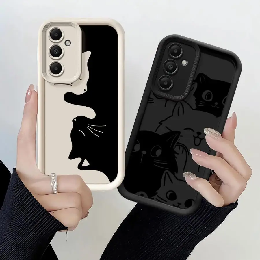 حافظة لهاتف سامسونج جالاكسي A25 A35 A73 A52 A06 A53 A54 A55 A15 A51 A72 A71 غلاف ناعم #5