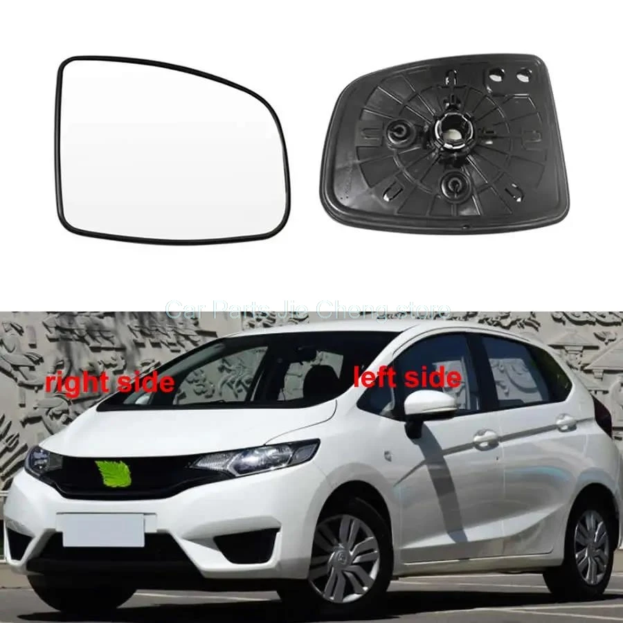 For Honda Fit 2014 - 2020 Car Accessories Outer Rearview Side Mirror Lens Door Wing Rear View Mirrors Glass without Heating 1pcs